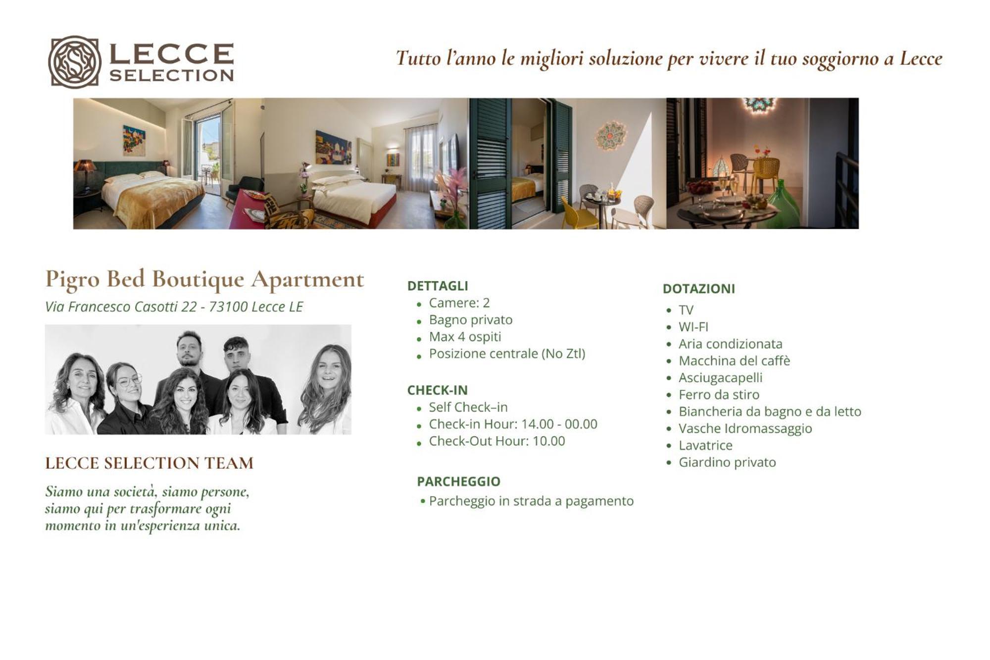 Pigro Bed - Boutique Apartment & Garden By Lecce Selection Εξωτερικό φωτογραφία